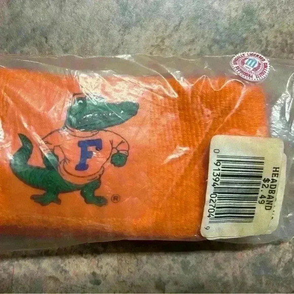 Officially licensed late‎ 80/Early 90 dead stock new in package Florida headband - Picture 4 of 4